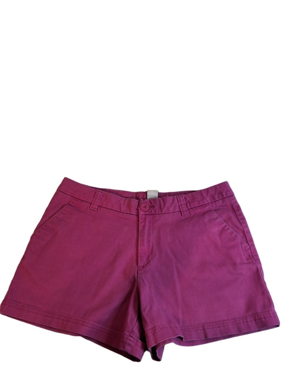 BCG Women's Magenta Pink Chino Shorts Size 10 - Picture 2 of 5